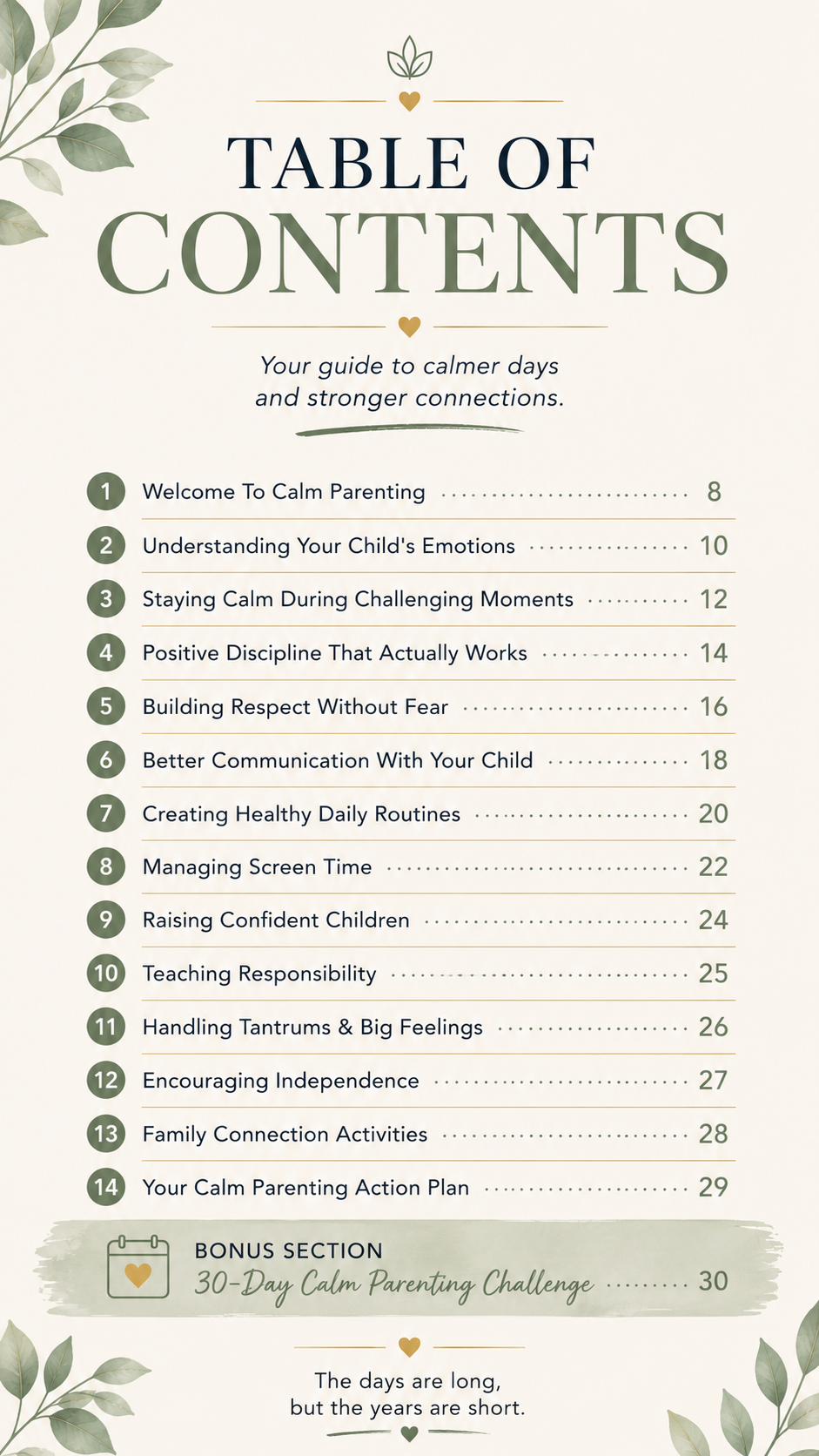 The Calm Parent Blueprint