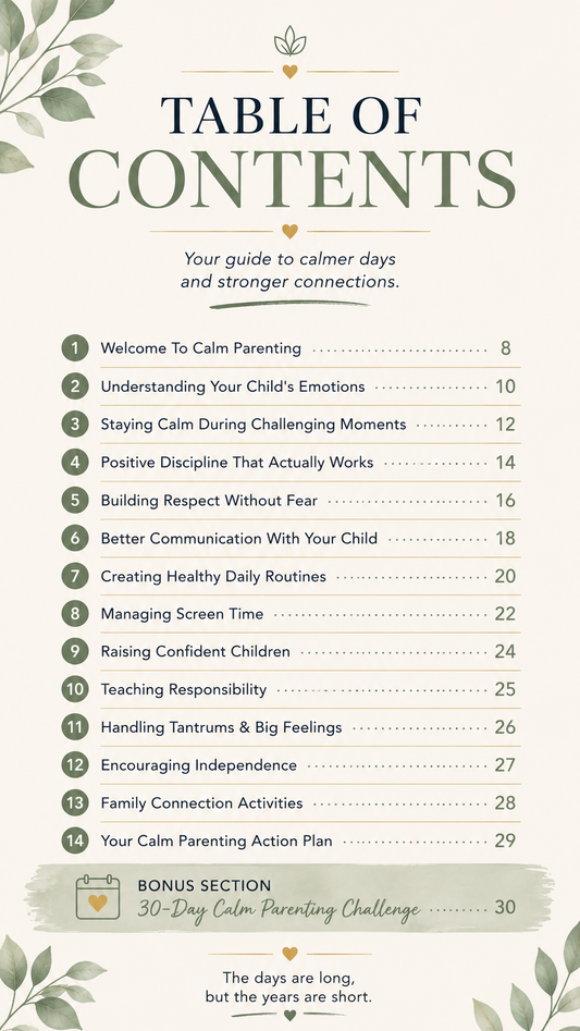 The Calm Parent Blueprint